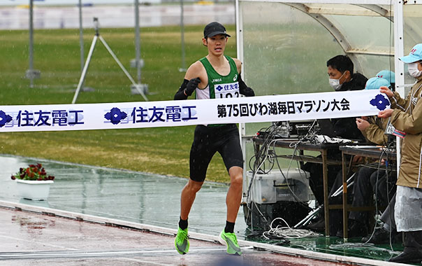 びわ湖マラソン2020(兼 日本選手権)　作田 直也選手　4位(1位)
