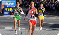 チーム最高順位の12位でゴール（写真提供：陸上競技社）