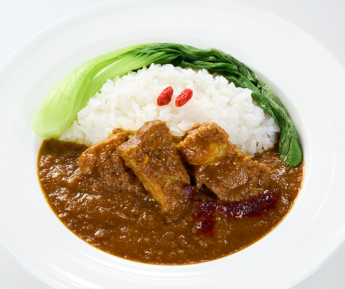 自家製豚のとろける角煮カレーのイメージ