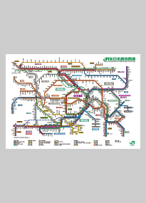 JR东日本主要铁道路线图：首都地区