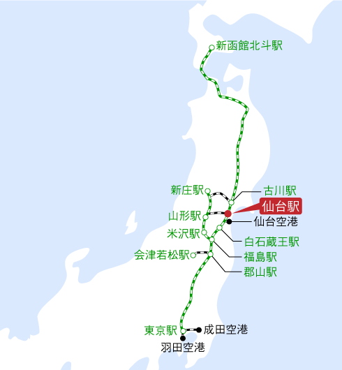 仙台駅周辺 南東北のオススメスポット Jr東日本 East Japan Railway Company