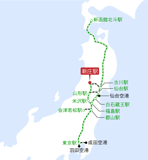 新庄駅周辺 南東北のオススメスポット Jr東日本 East Japan Railway Company