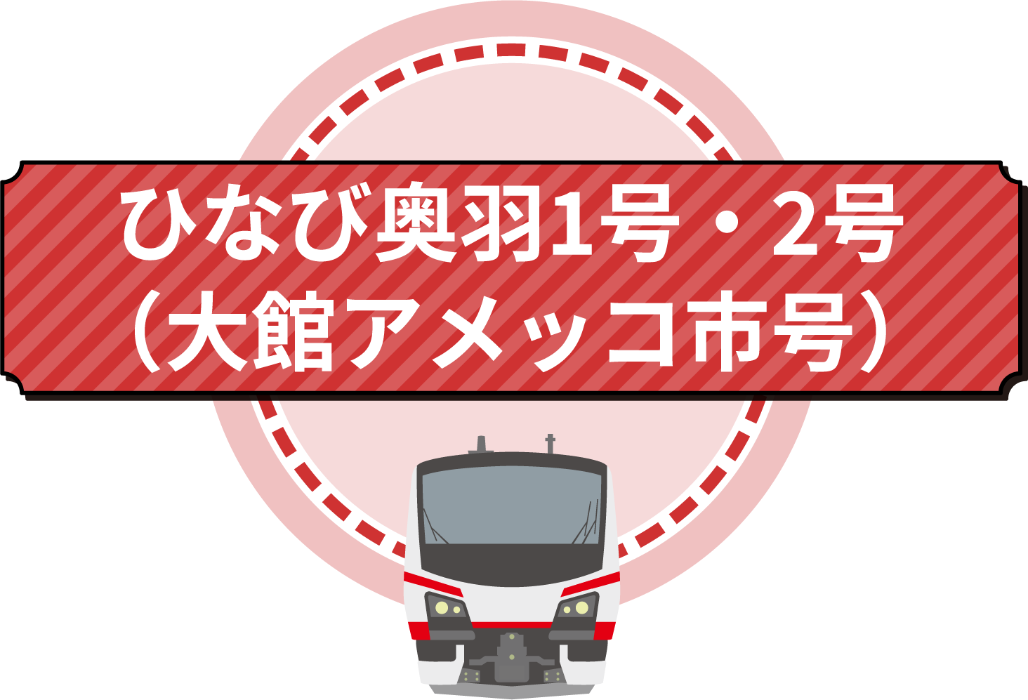 JR奥羽本線・陽旅・ひなび奥羽1号・2号（大館アメッコ市号）・HB-E300系