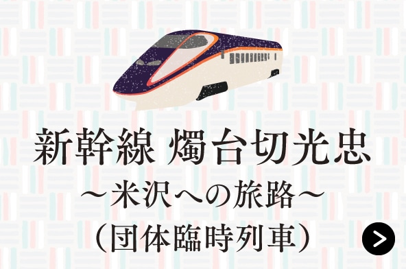 新幹線 燭台切光忠〜米沢への旅路〜（団体臨時列車）