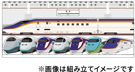 アクリルジオラマ新庄駅