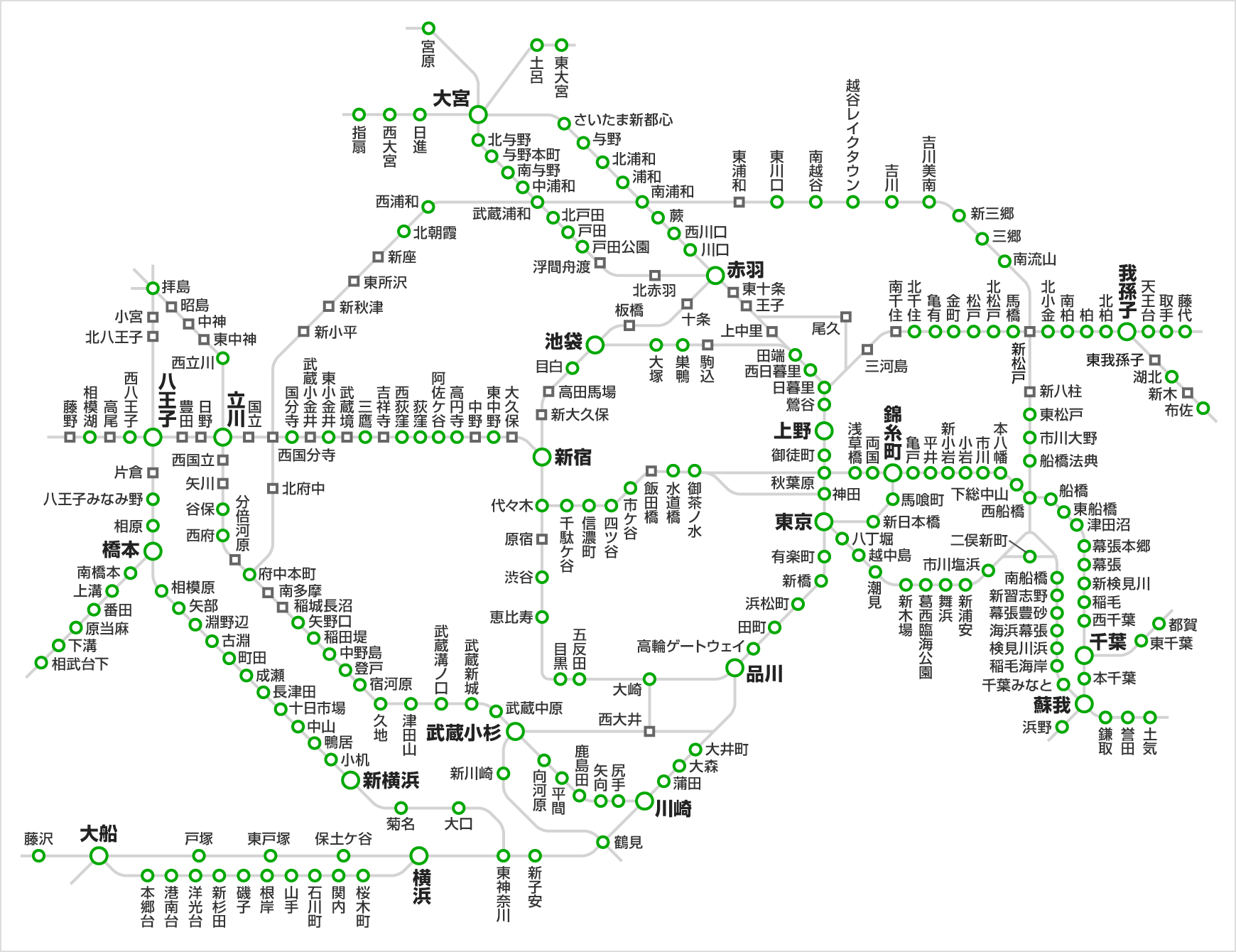 ご案内状況 路線図