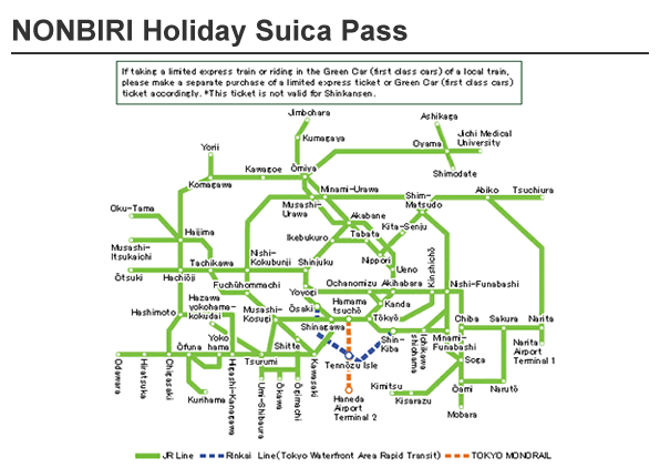 NONBIRI Holiday Suica Pass