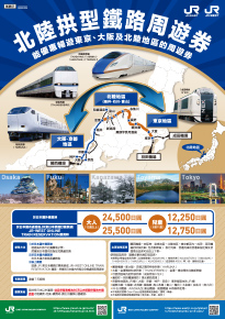 北陸拱型鐵路周遊券