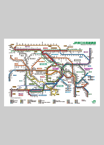 JR東日本主要鐵道路線圖:首都區