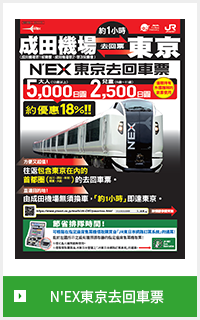 N'EX東京去回車票