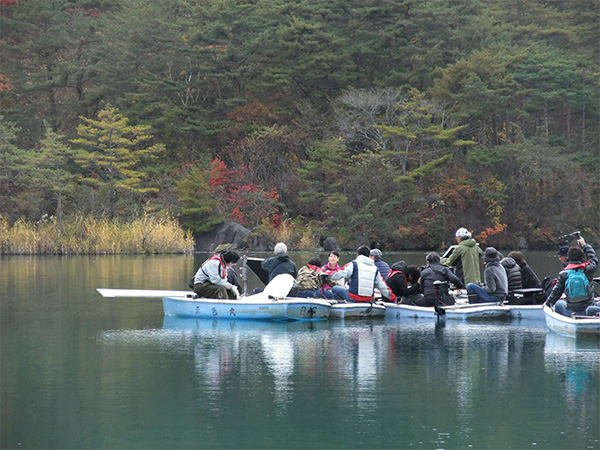 五色沼・毘沙門沼にて撮影