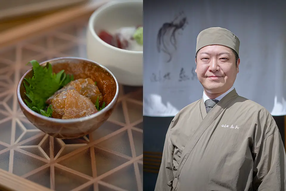 「遊亀楼 魚兵」の料理と料理長 結城 義博のイメージ