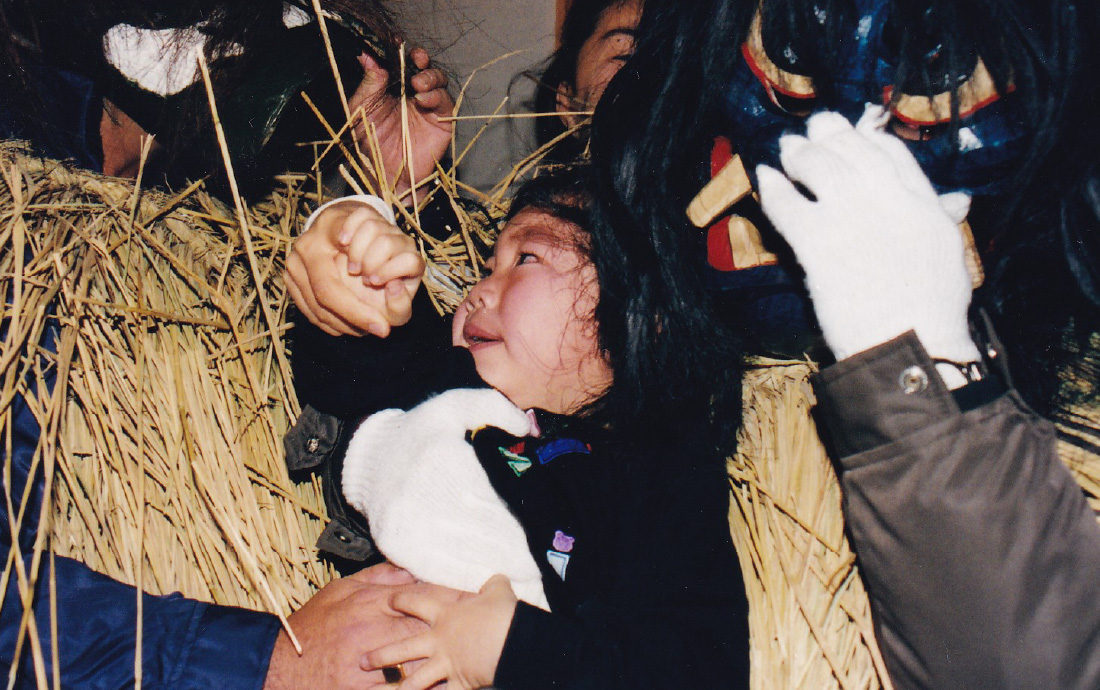 福米沢のナマハゲの写真