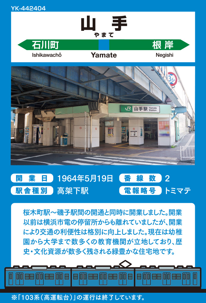 103系（高運転台）×横浜港シンボルタワー