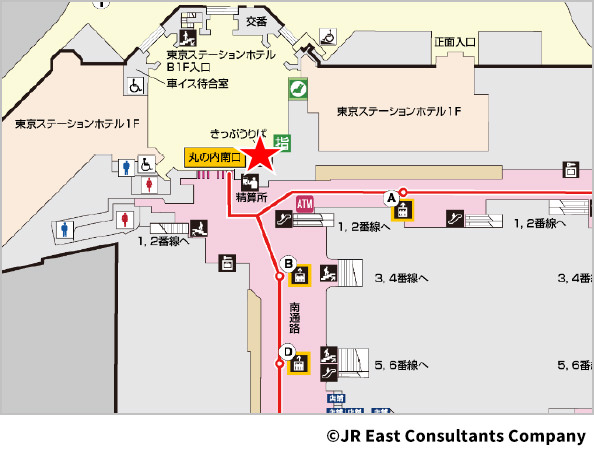 東京駅丸の内南口改札外