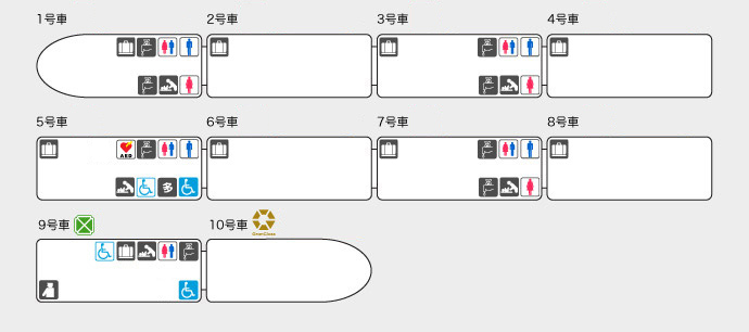 車両設備／座席イメージ