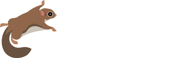 ムササビと雲のイメージ