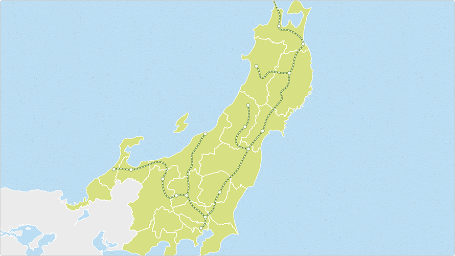 JR東日本エリアのイメージ