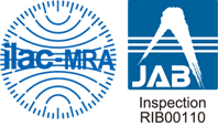 日本適合性認定協会のMRA複合シンボルとJAB認定シンボル RIB00110