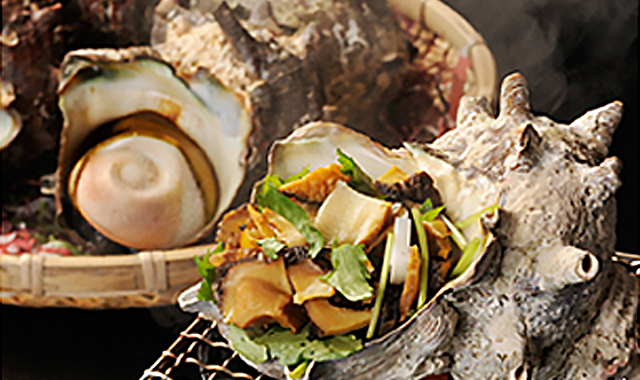 S級サザエの料理