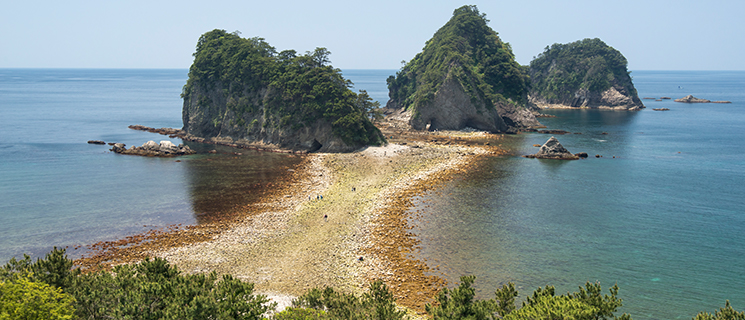 堂ヶ島のトンボロ