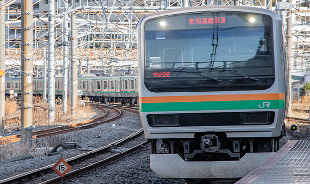 東海道線普通列車グリーン車