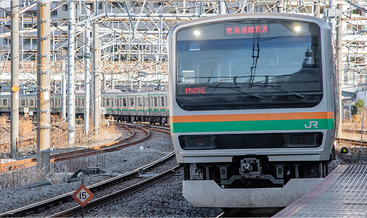 東海道線普通列車グリーン車
