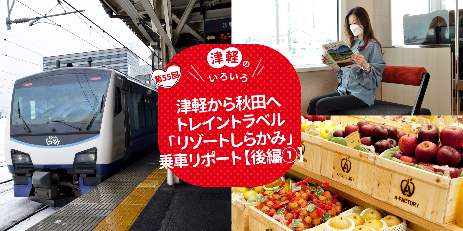 津軽から秋田へ トレイントラベル「リゾートしらかみ」乗車リポート【後編①】