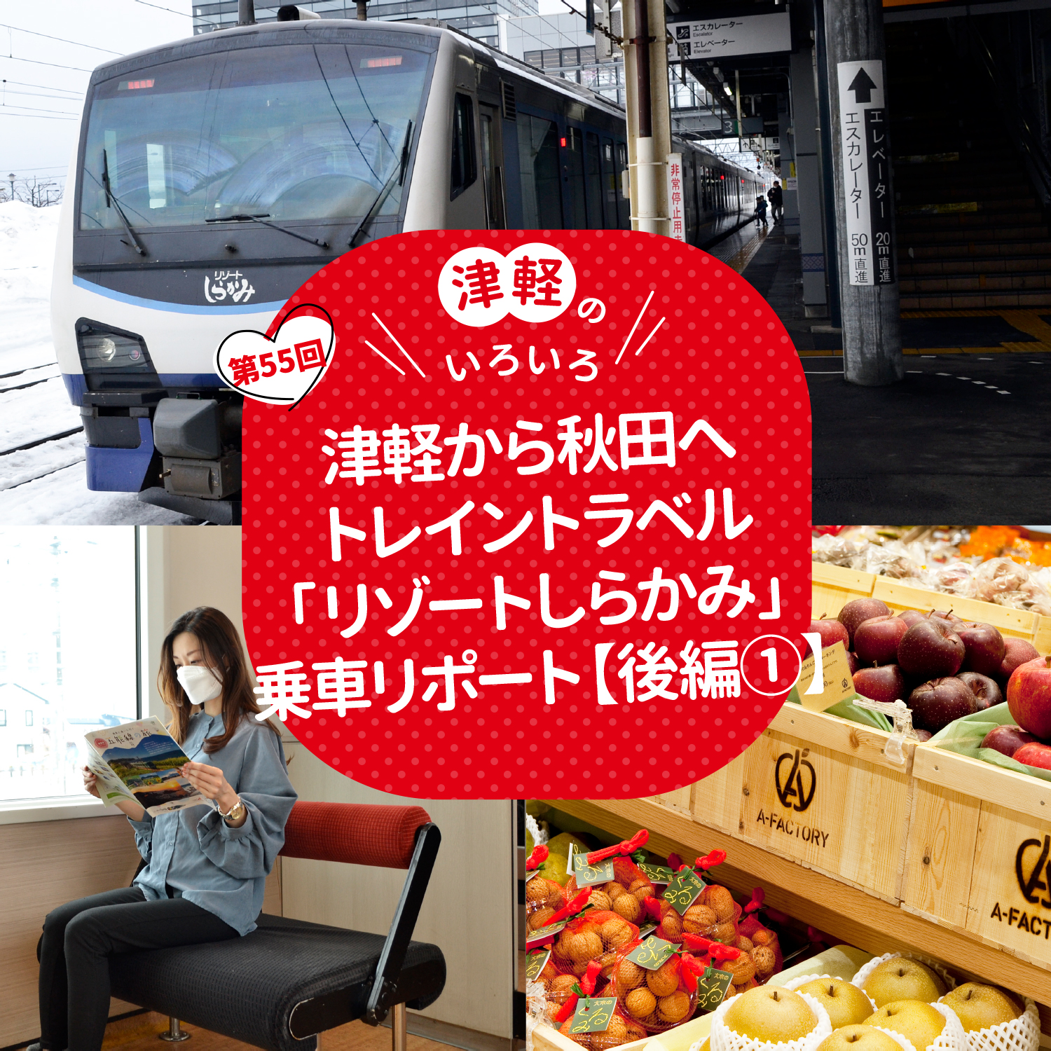 津軽から秋田へ トレイントラベル「リゾートしらかみ」乗車リポート【後編①】