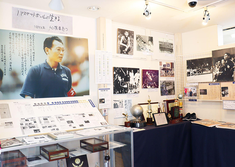 能代工業高校の展示コーナー