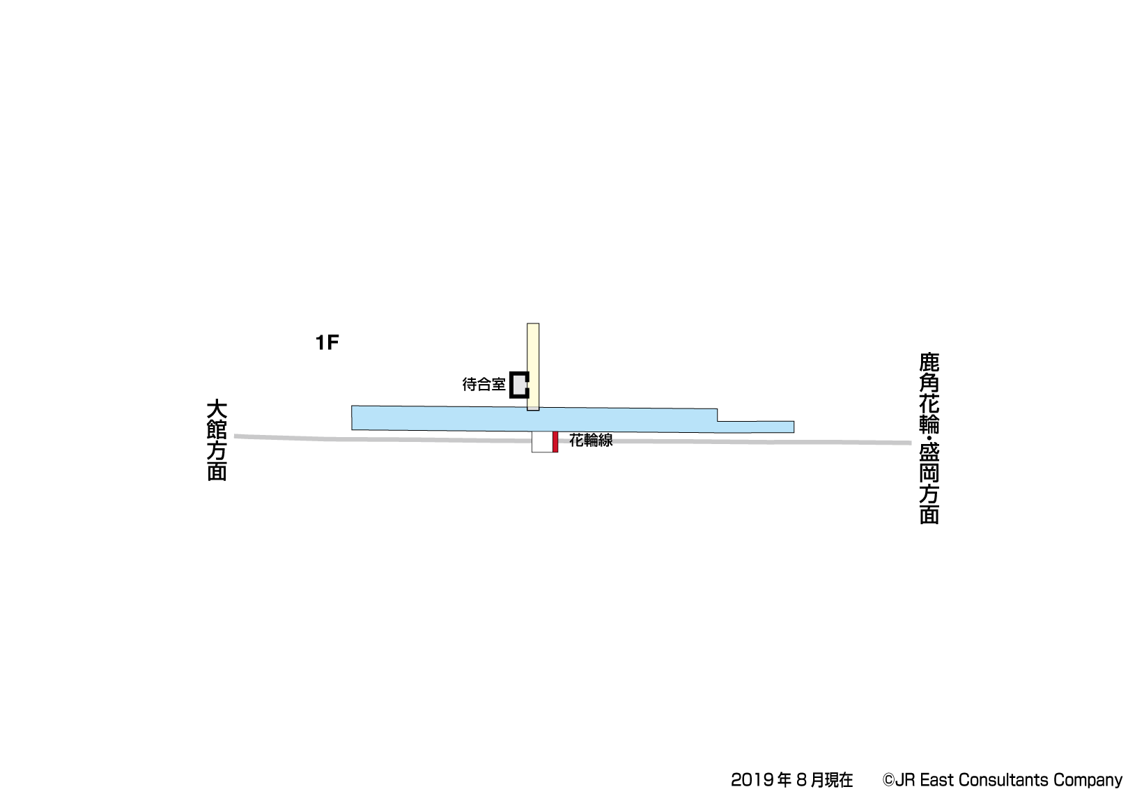 末広駅　1F構内図