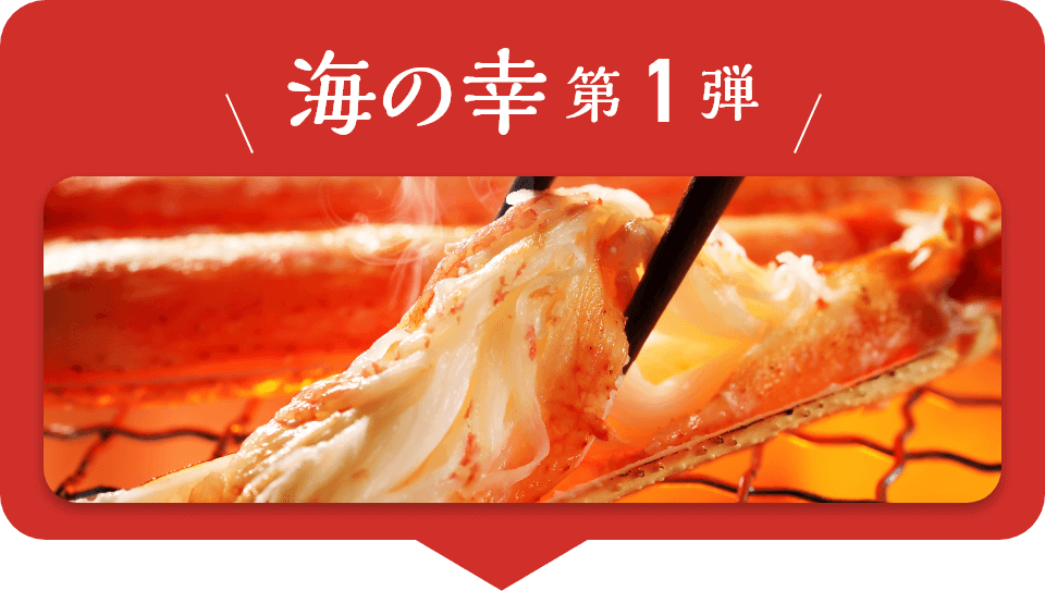 海の幸第1弾