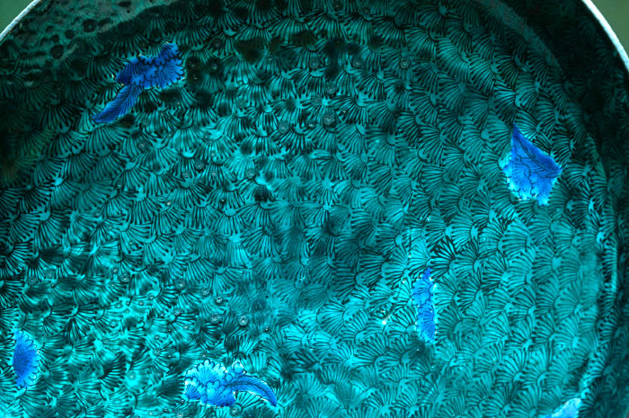 焼き物、古九谷(こくたに)の写真