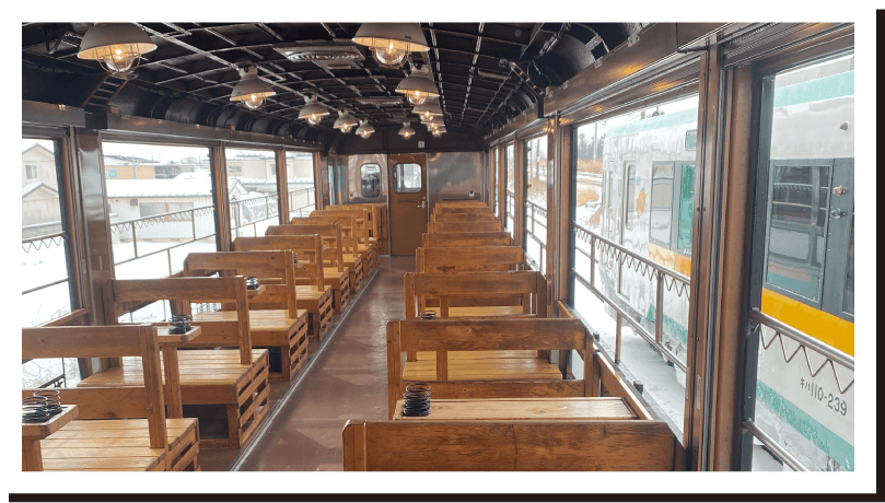 風っこ号車内