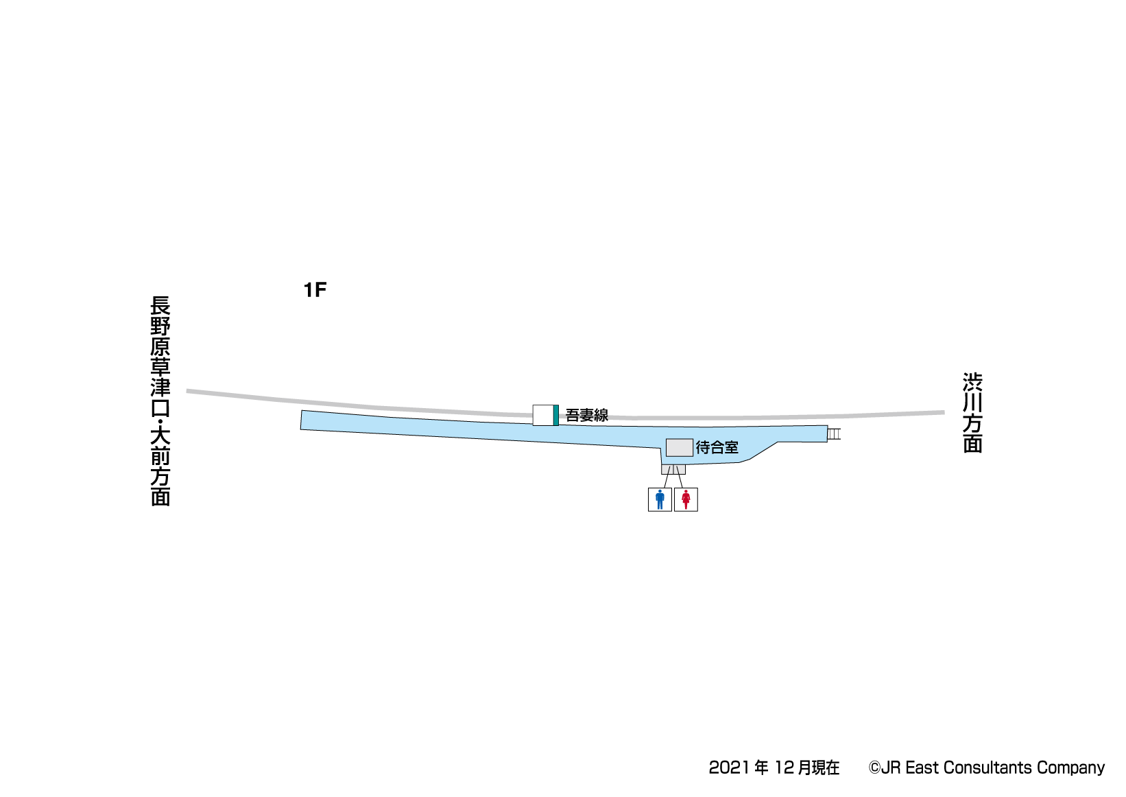 矢倉駅　1F構内図
