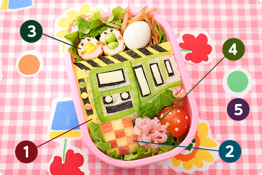 コトリもゴキゲン！わくわくトレイン弁当