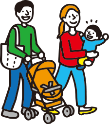 おでかけイラスト