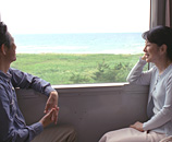 「JR大湊線 車内」の写真