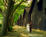 山形県酒田市「山居倉庫」の写真